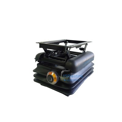 Dzelzceļa lokomotīves sēdekļa mehāniskā piekare